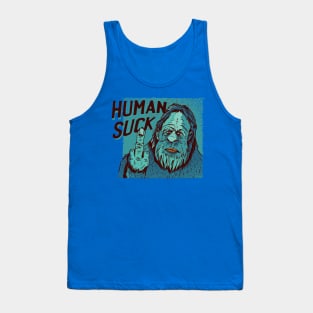 Bigfoot Human Suck Tank Top